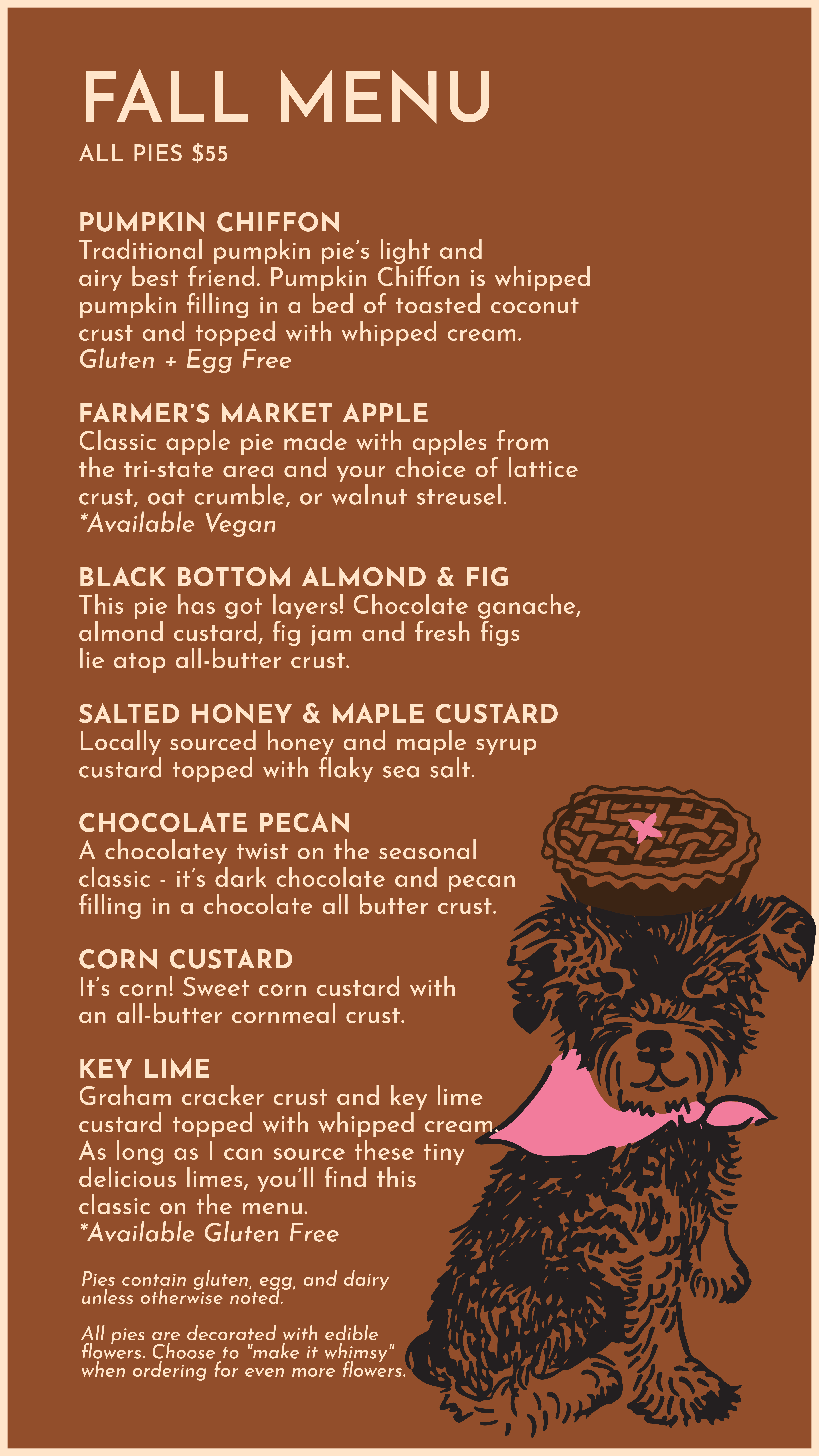 & Friends Fall Menu